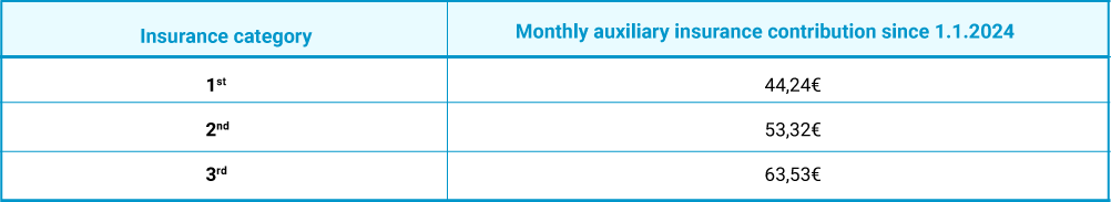 auxiliary insurance categories